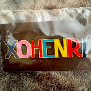 Rare Henri Bendel XOHenri Colorful Pin